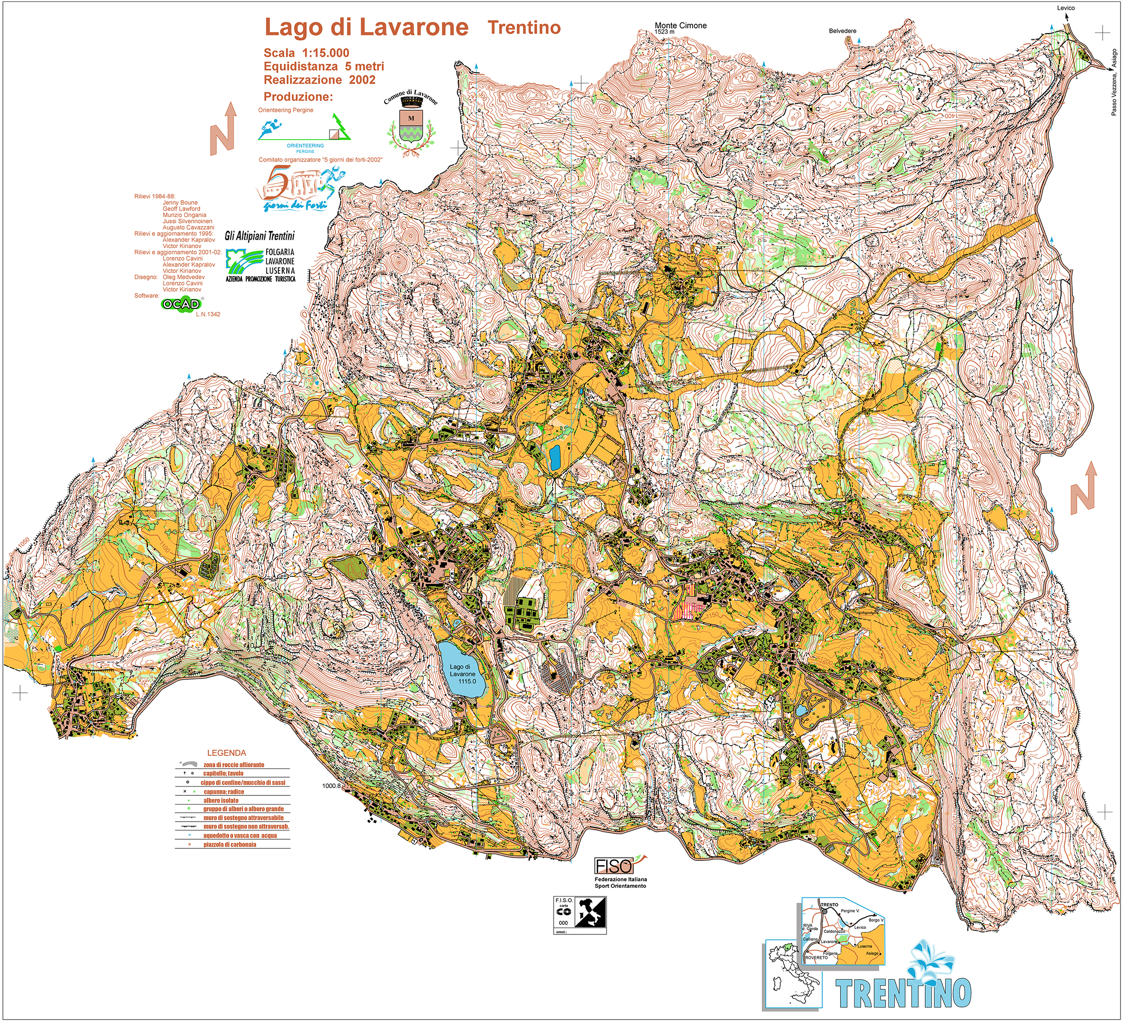 WOC Training Map (09/06/2014)