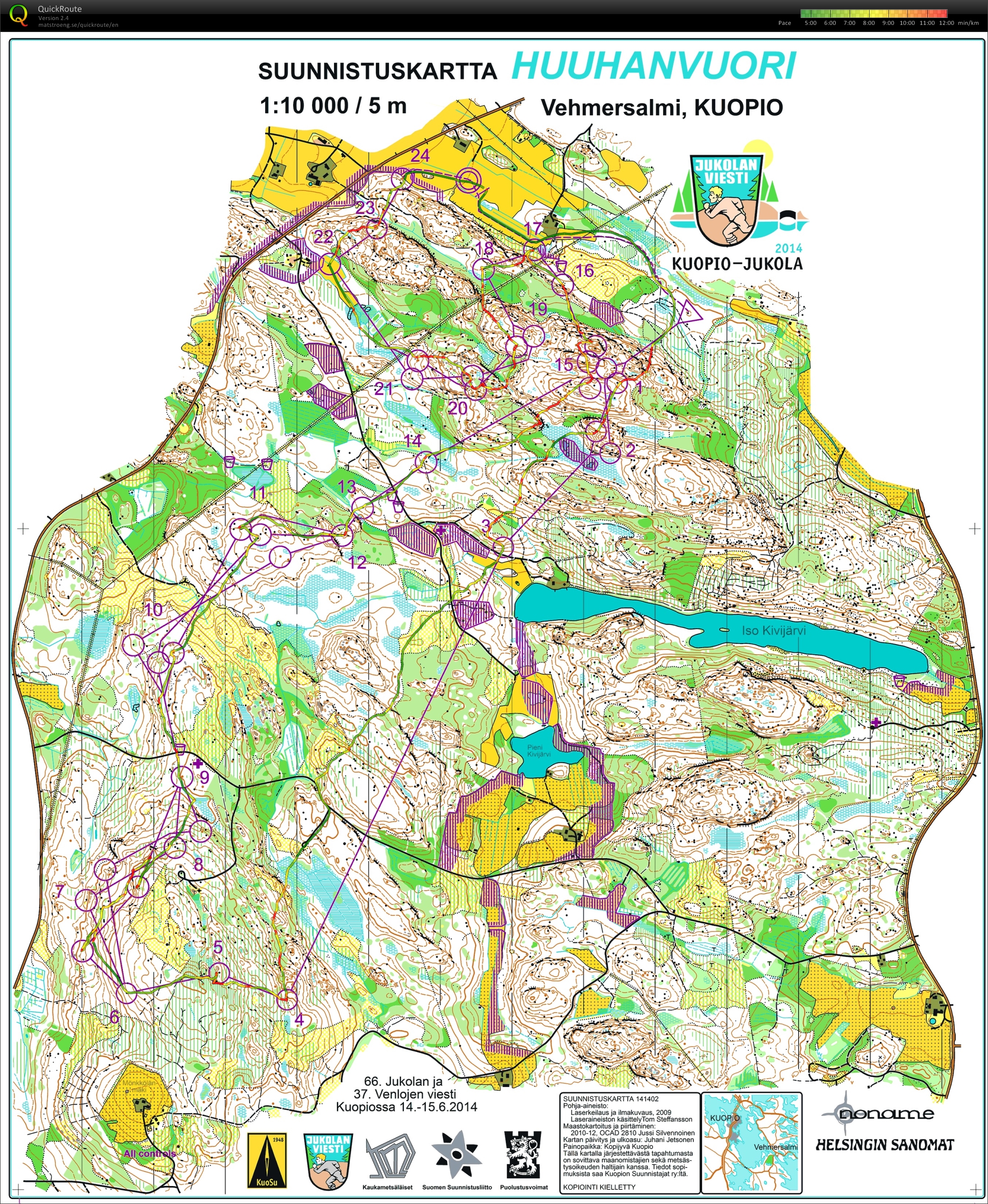 Jukola Leg 3 (15/06/2014)