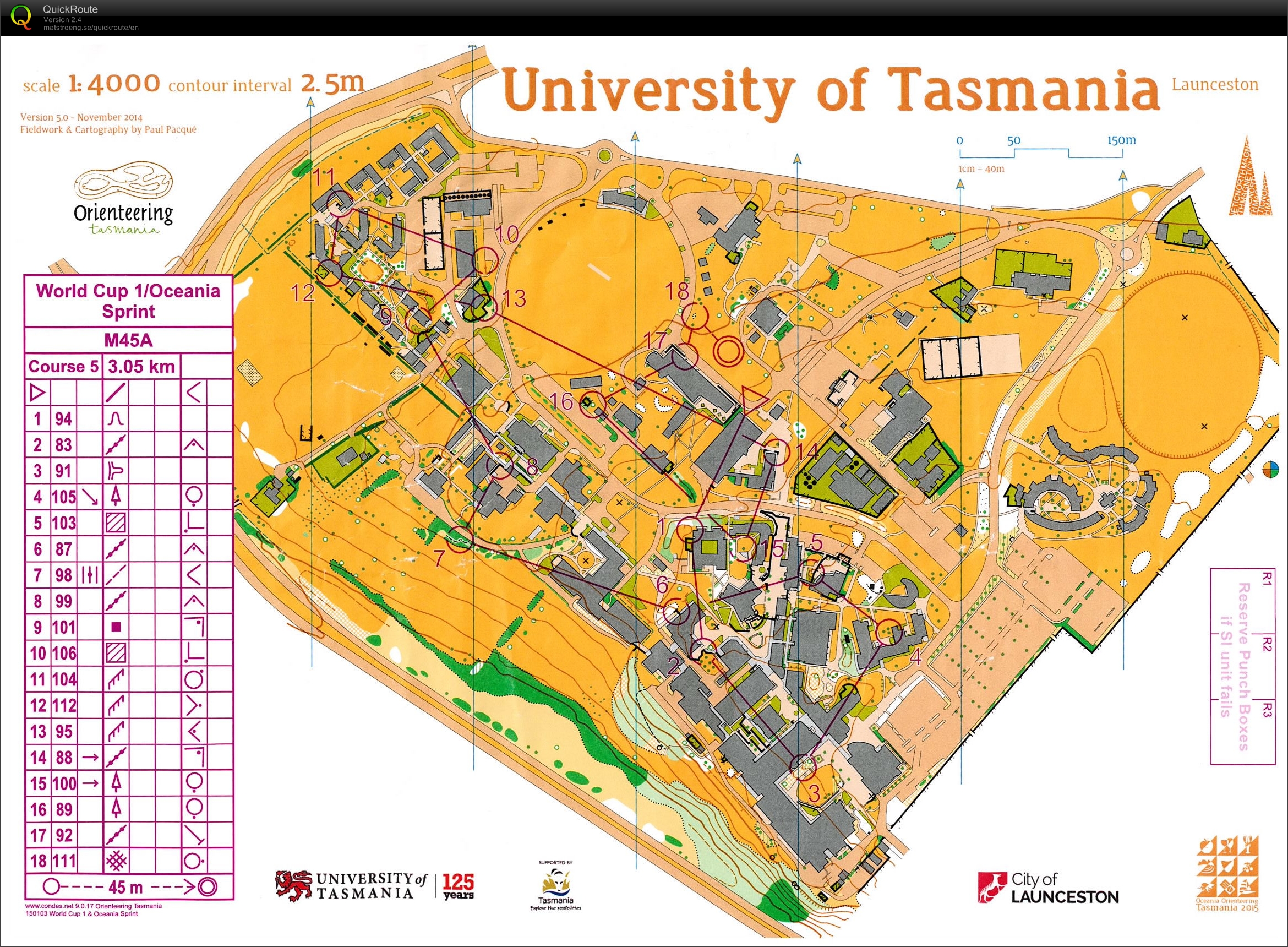 Oceania Sprint (03/01/2015)