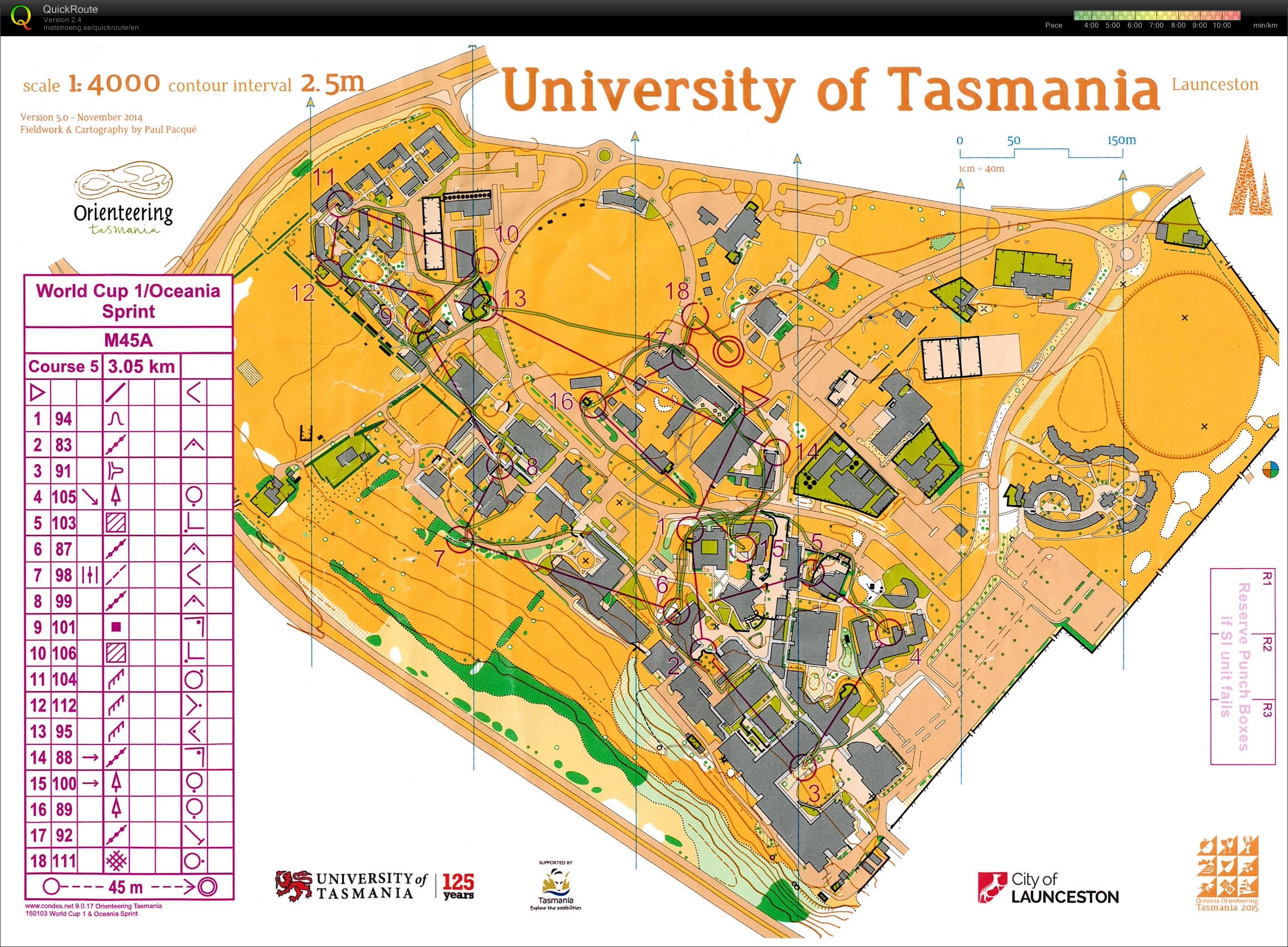 Oceania Sprint (03/01/2015)