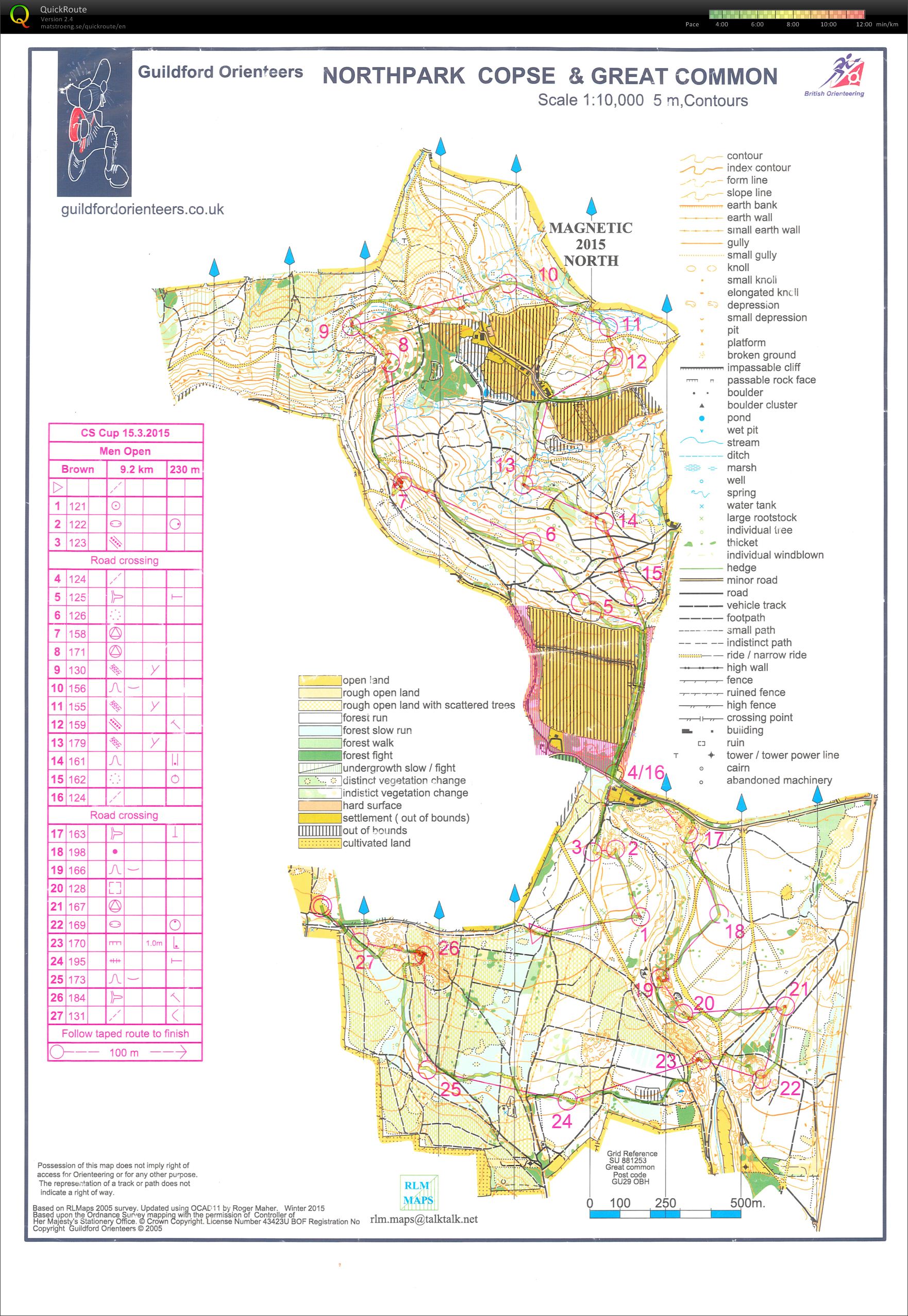 CompassSport Cup SE Heat (15/03/2015)