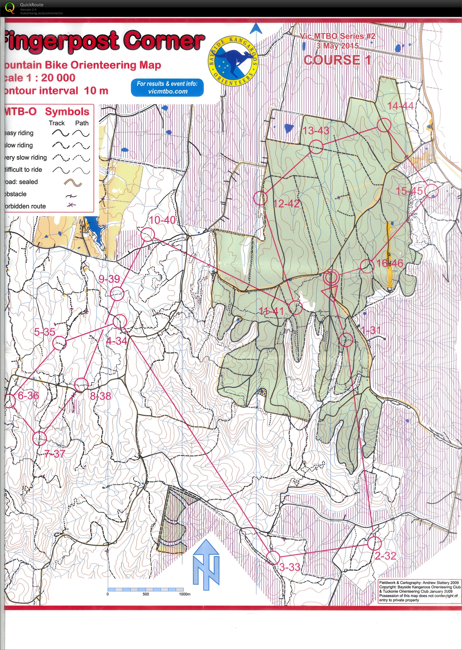 Vic MTBO 2 (03/05/2015)