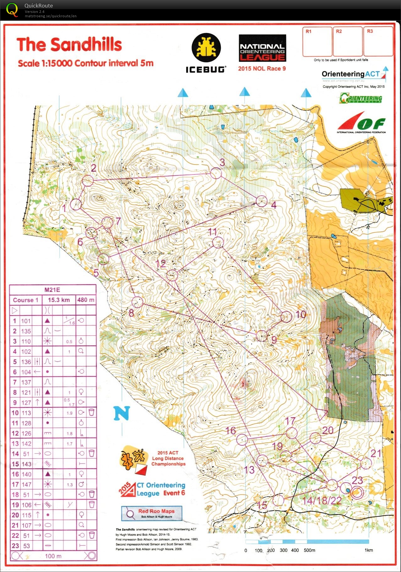 2015 NOL 9 and ACT Long Distance Championships (24/05/2015)