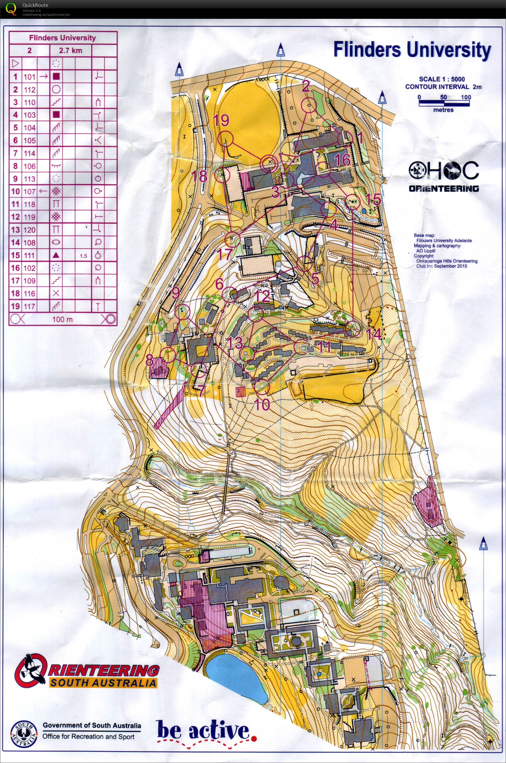 Flinders Uni Sprint (19/09/2015)