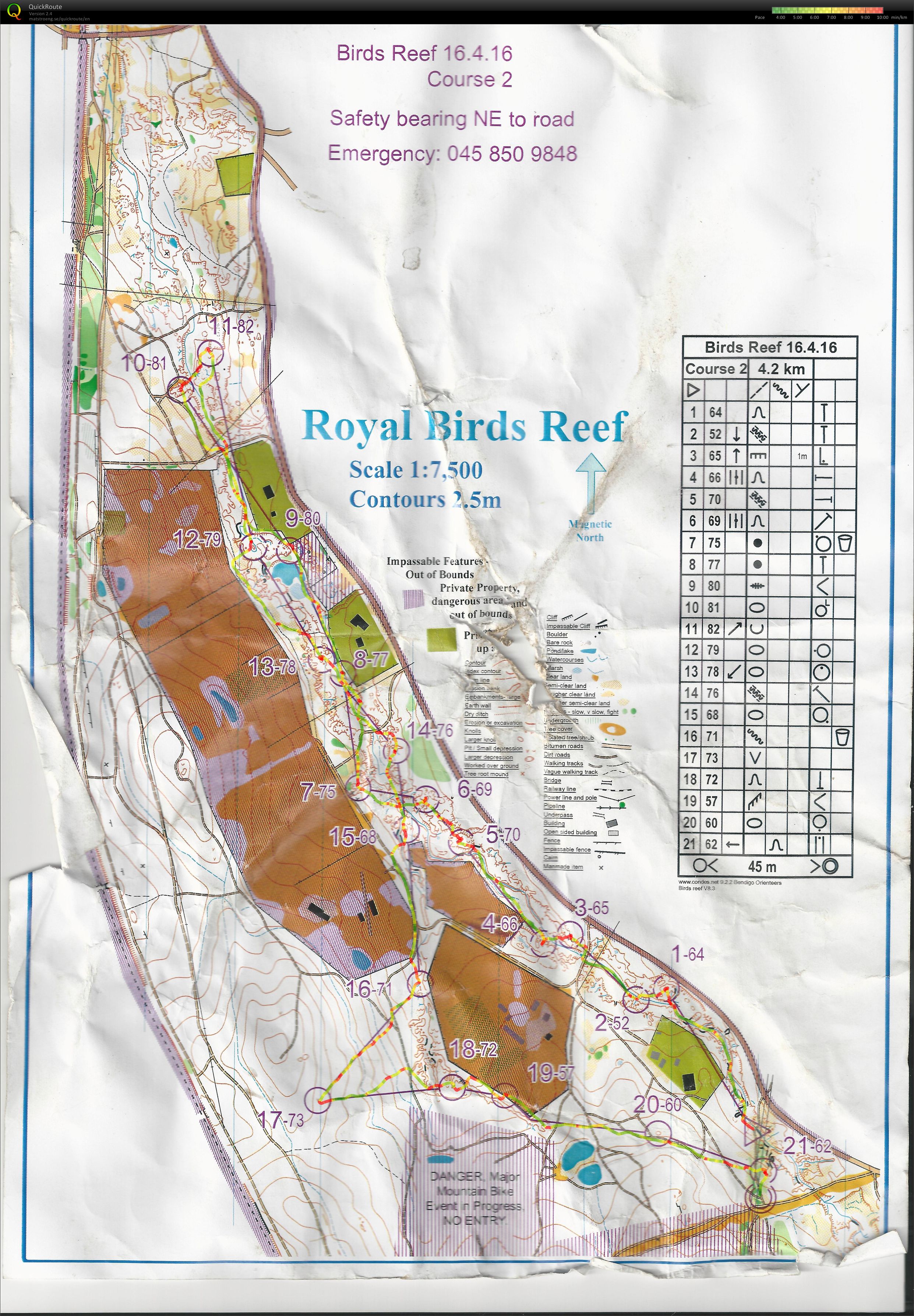 Birds reef 2016 (16/04/2016)