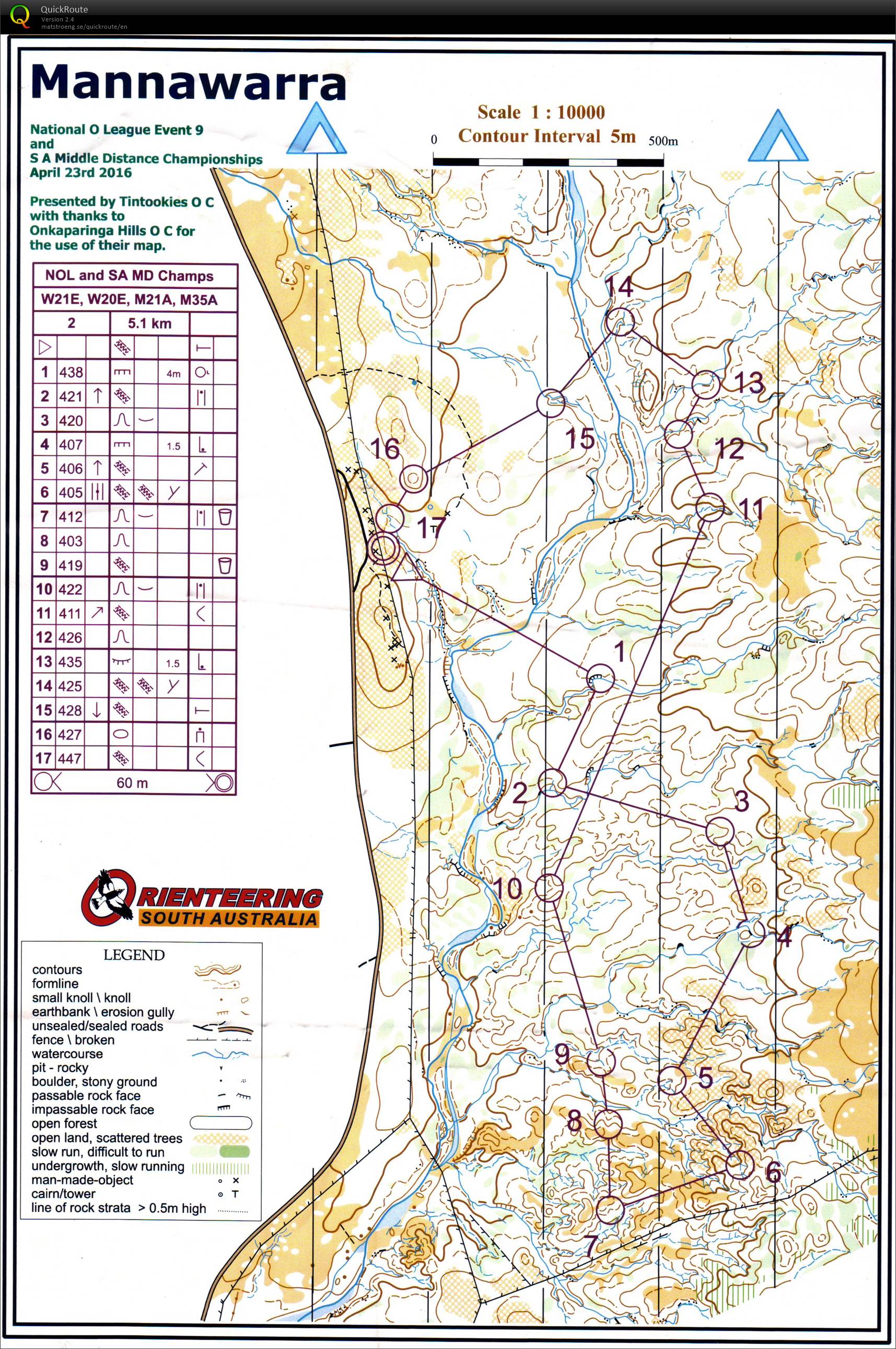 SA Middle Distance Championships (23/04/2016)