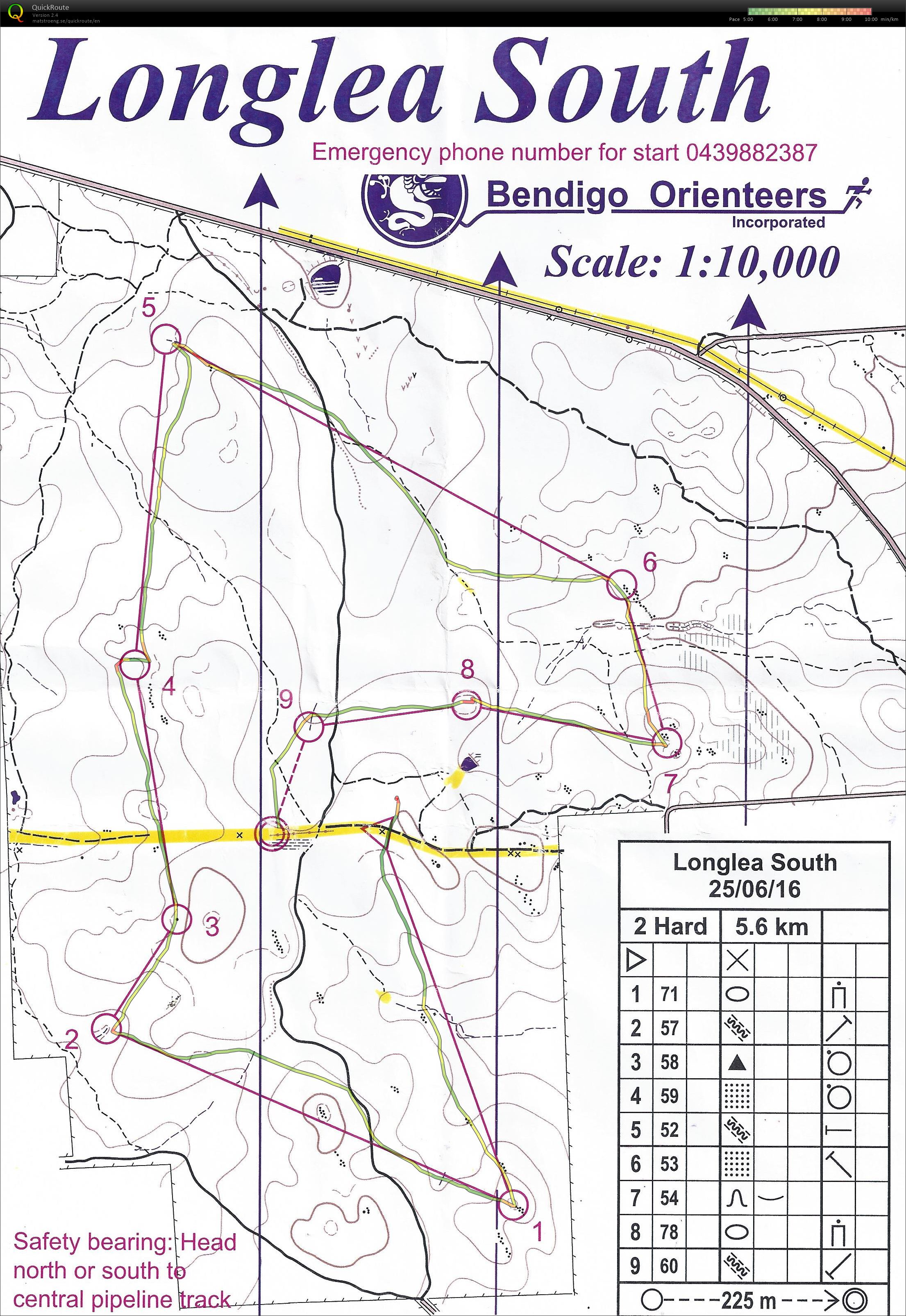 Bendigo Bush 12 Course 2 (25/06/2016)