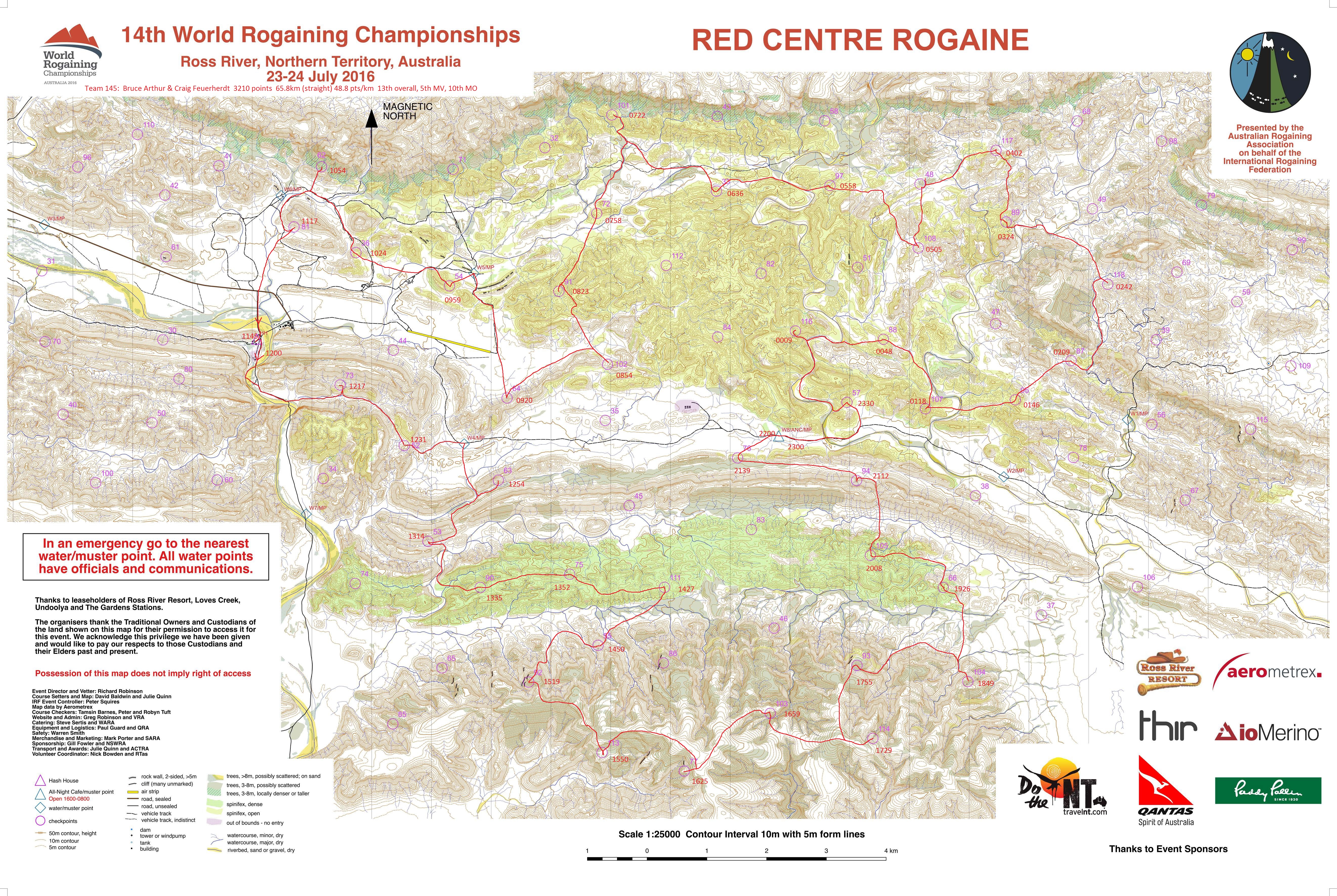 14th World Rogaining Championships (23/07/2016)