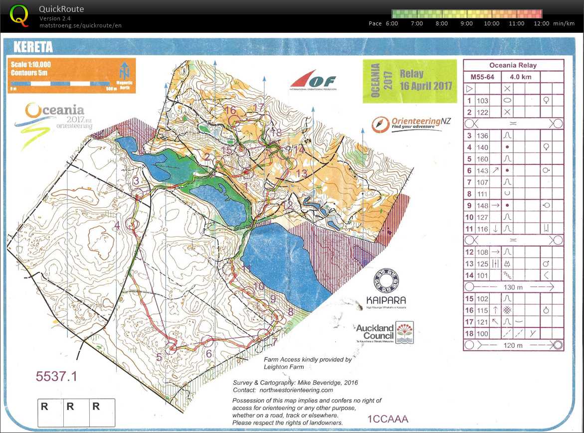 Oceania Relay M55