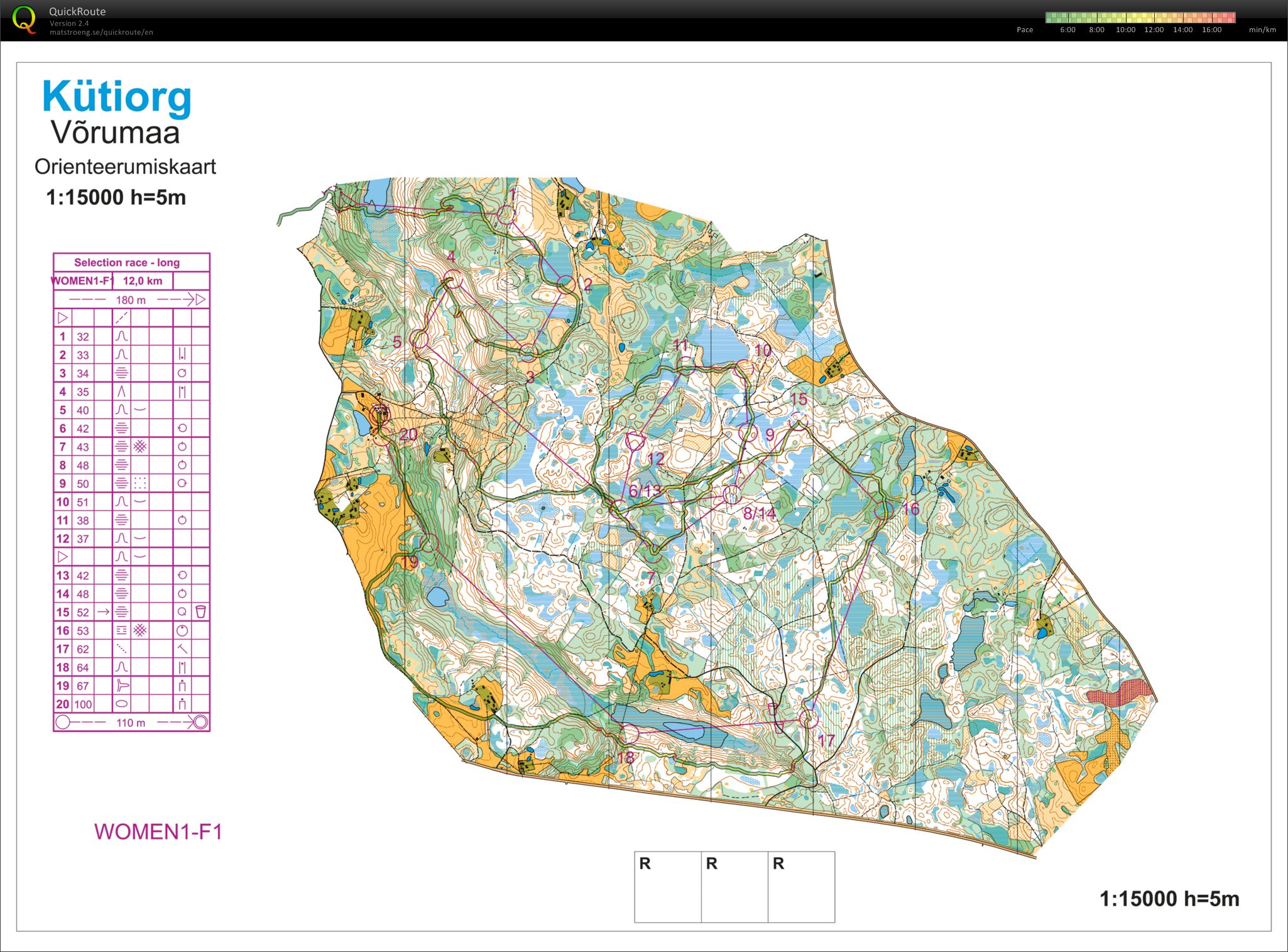 Estonian WOC Selection Long (14/05/2017)