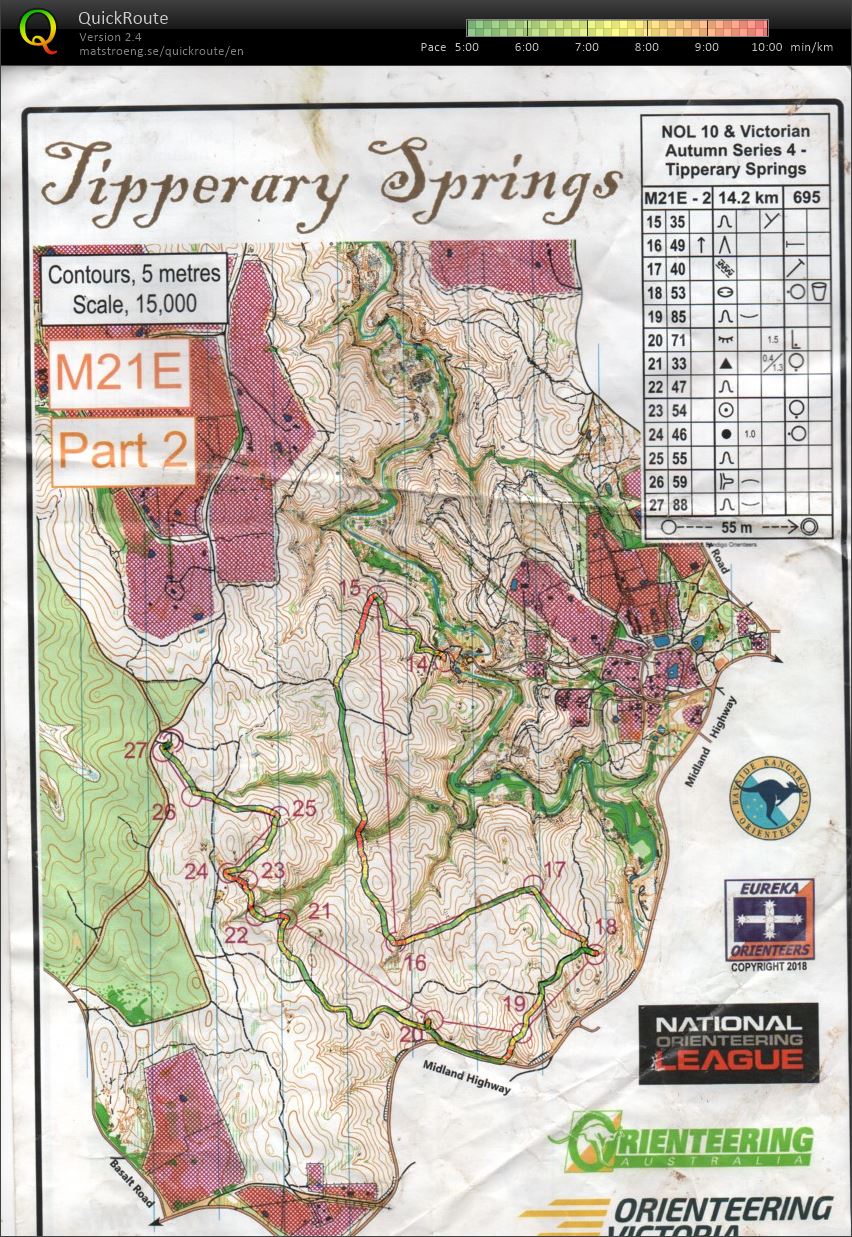 2018 NOL 10 WOC Long Distance Trial Map 2 (20/05/2018)