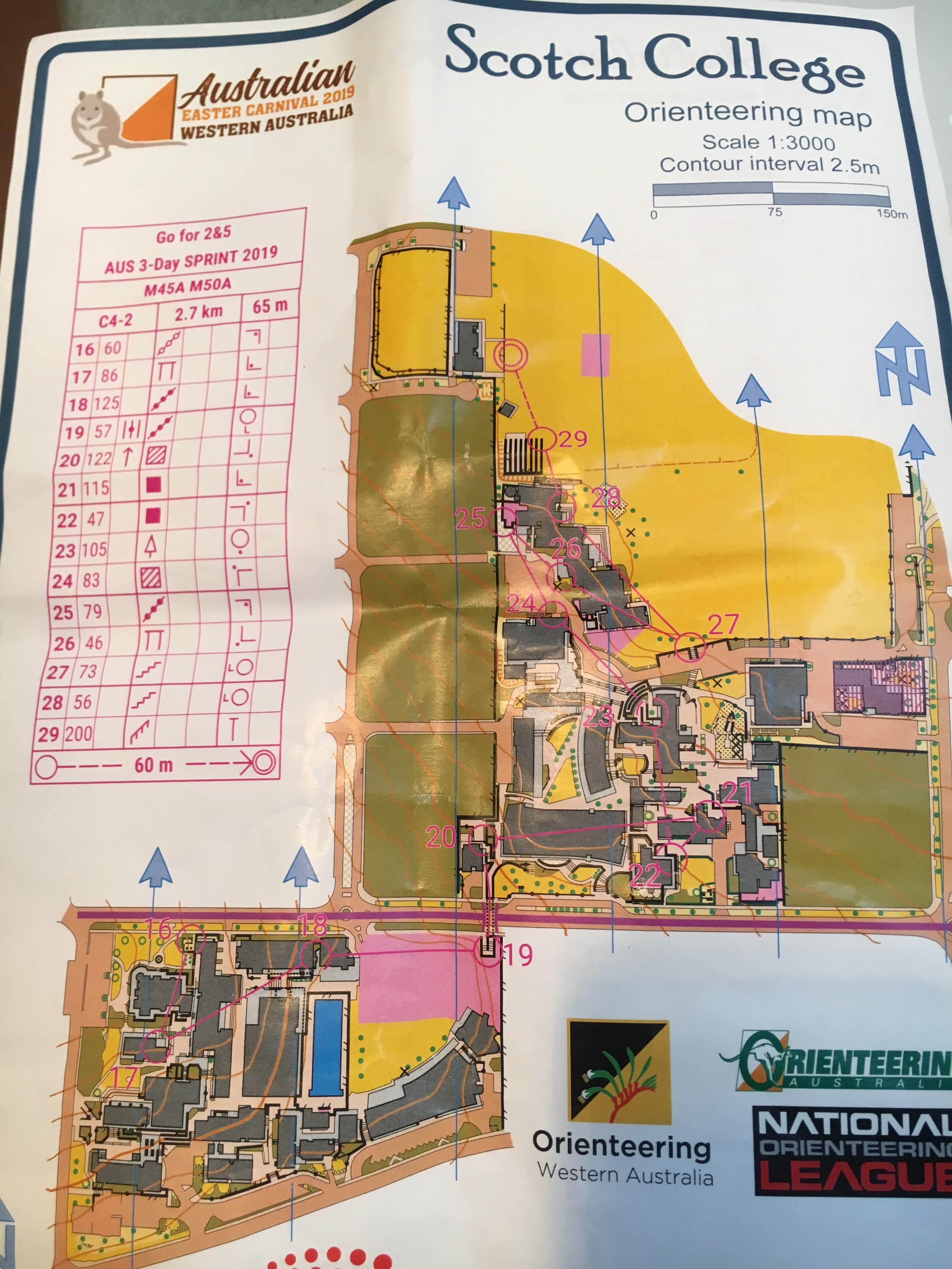 2019 Easter Day 1 Sprint map 2 (20/04/2019)