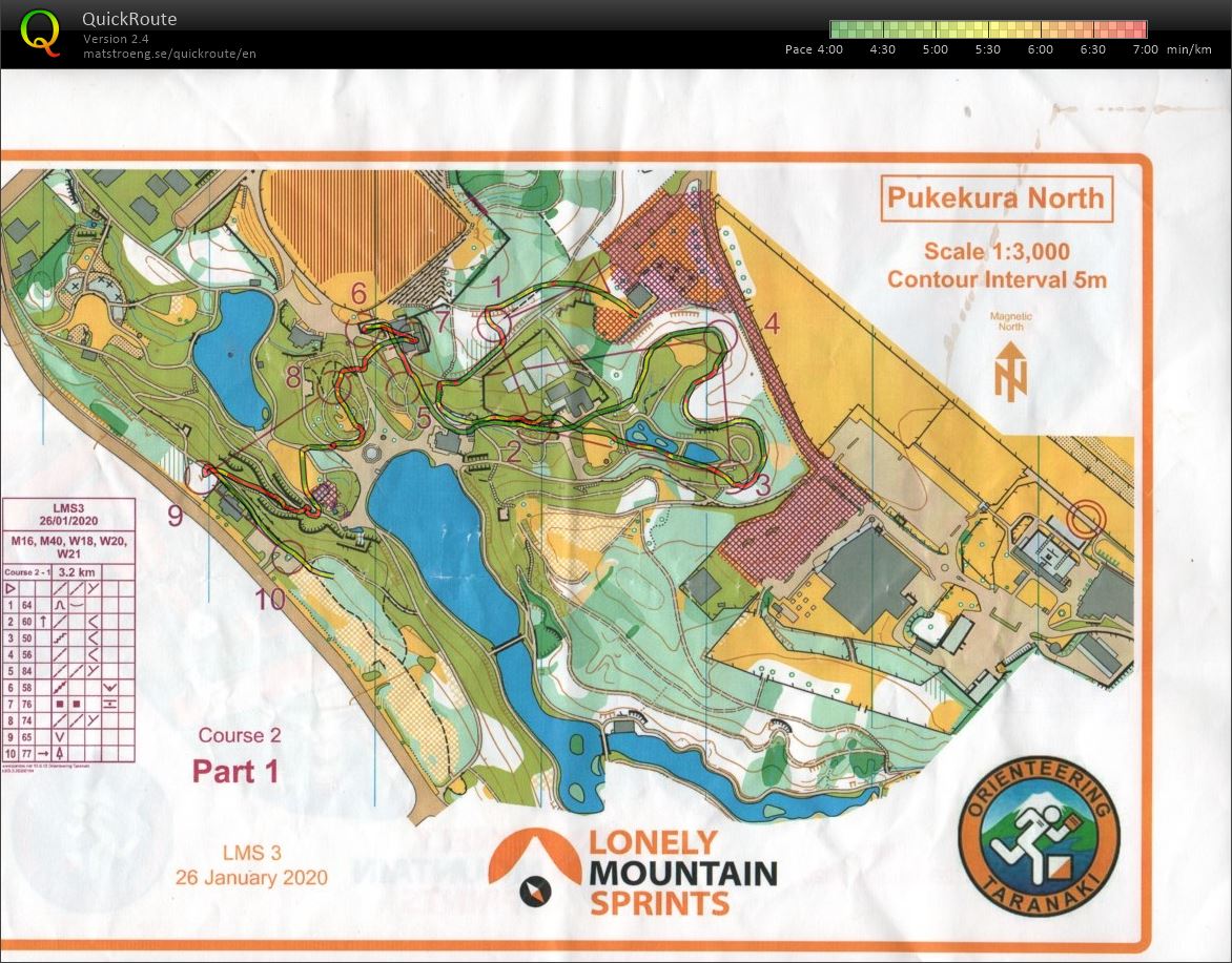 2020 Lonely Mountain Sprint 3 map 1 of 2 (26/01/2020)