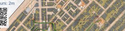 2020 Victorian Championships Sprint Distance Map 2 of 2