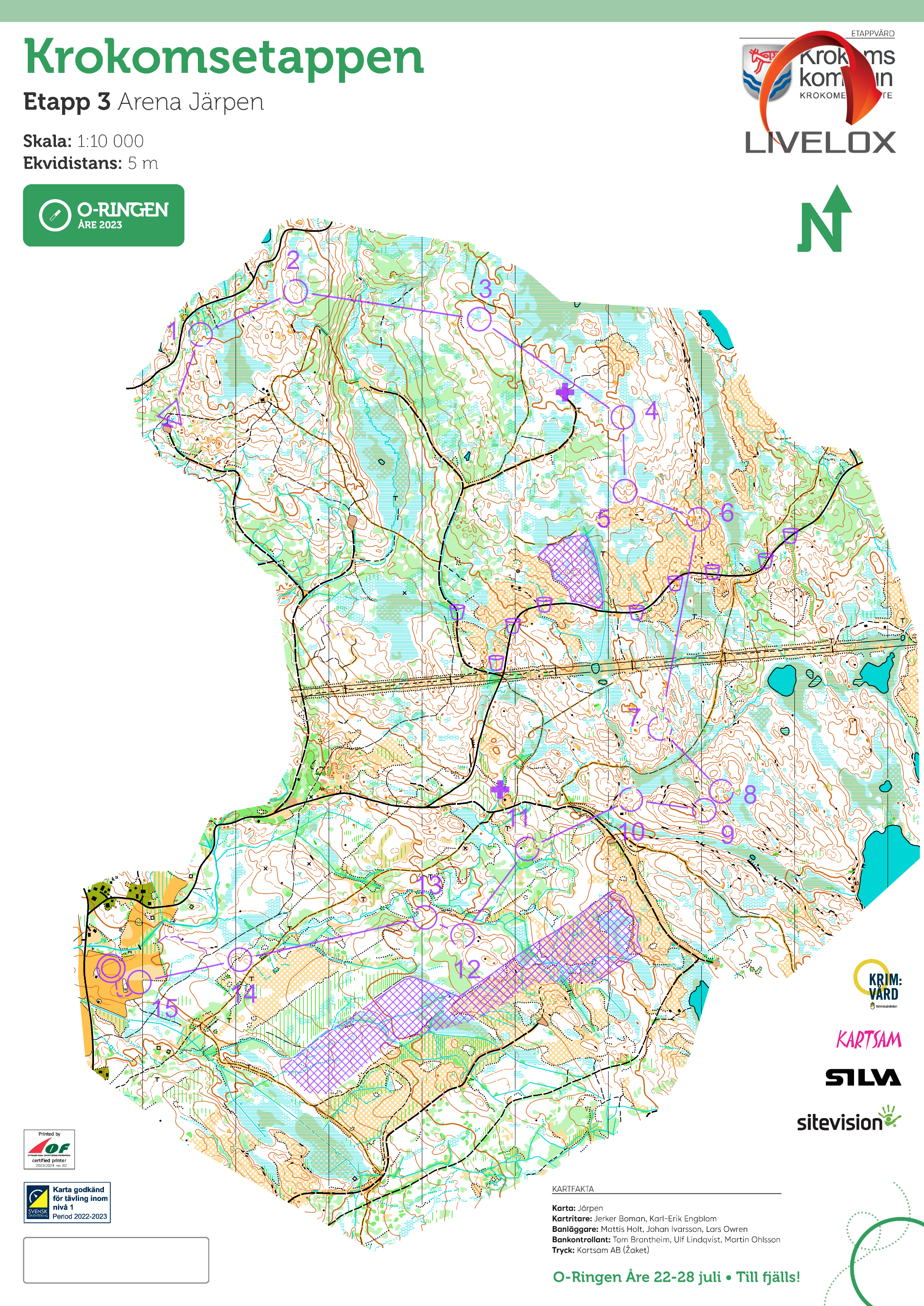 O-Ringen Åre, etapp 3, medel, H45 (26/07/2023)