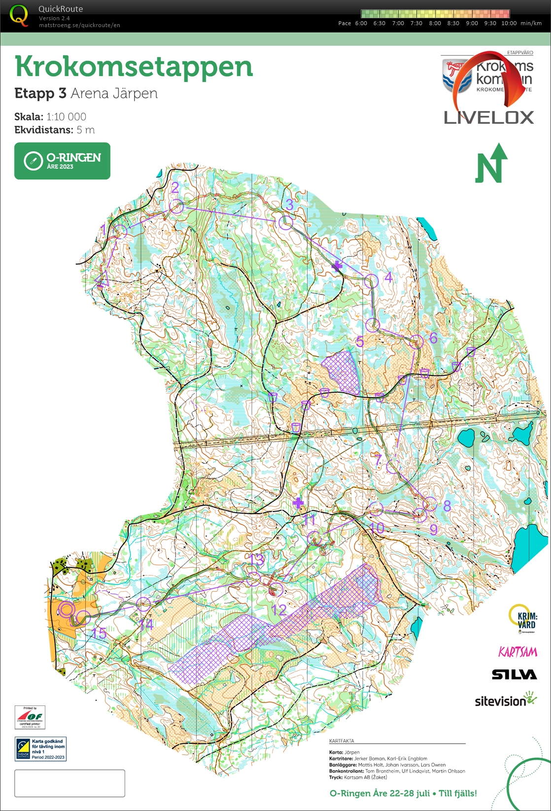 O-Ringen Åre, etapp 3, medel, H45 (26/07/2023)