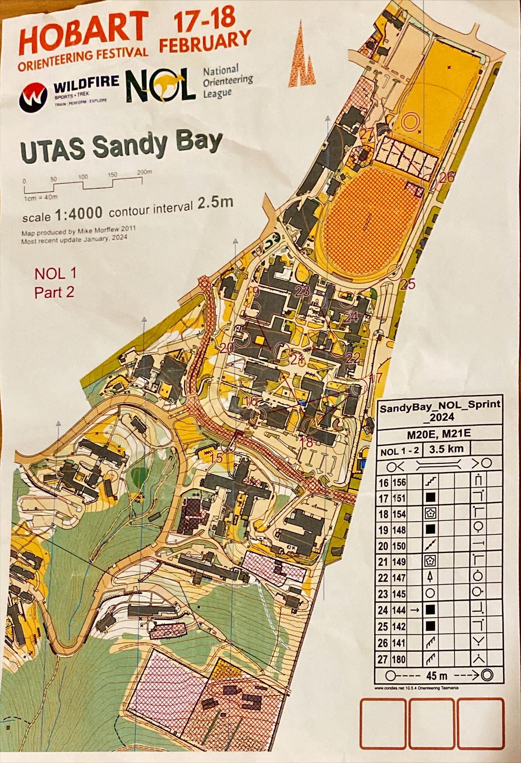 2024 NOL 2 Sprint Map 2 of 2 (17/02/2024)