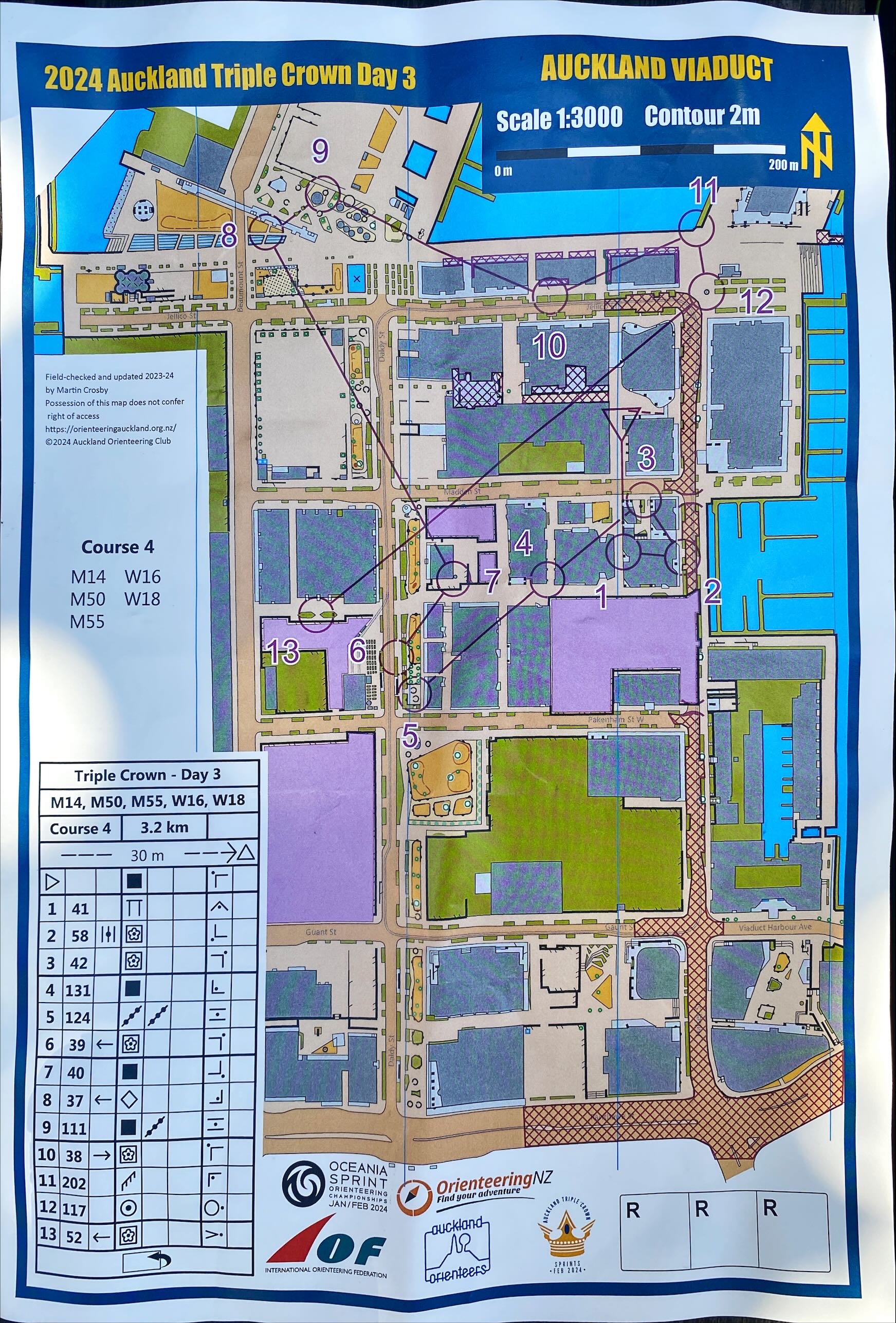2024 Auckland Triple Crown race 3 map 1 (06/02/2024)