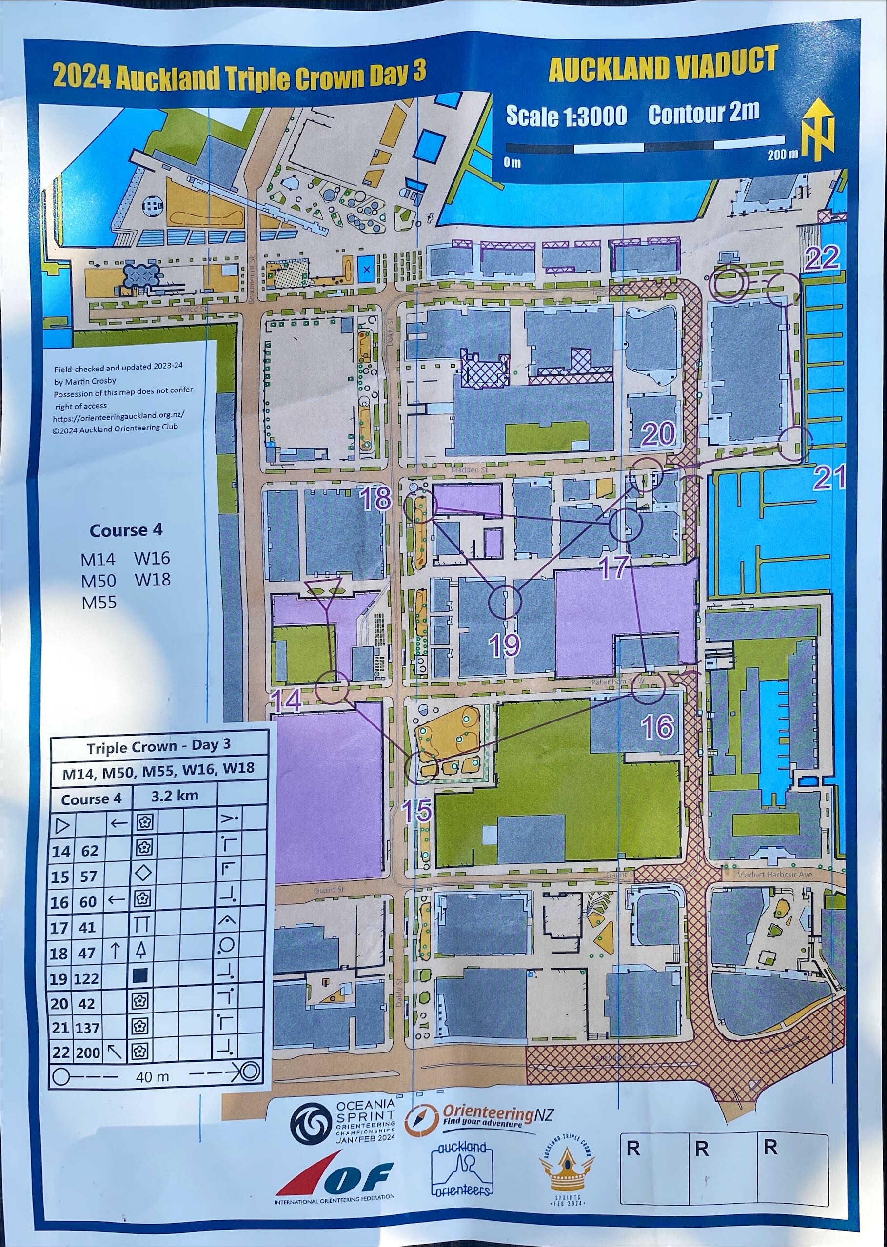 2024 Auckland Triple Crown race 3 map 2 (06/02/2024)