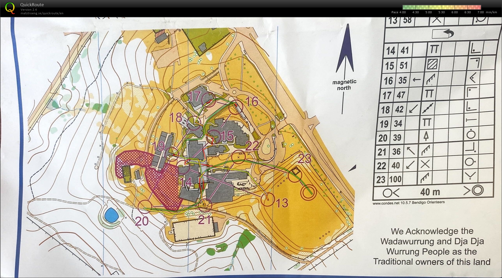 2024 Ballarat Sprints race 2 map 2 of 2 (09/03/2024)