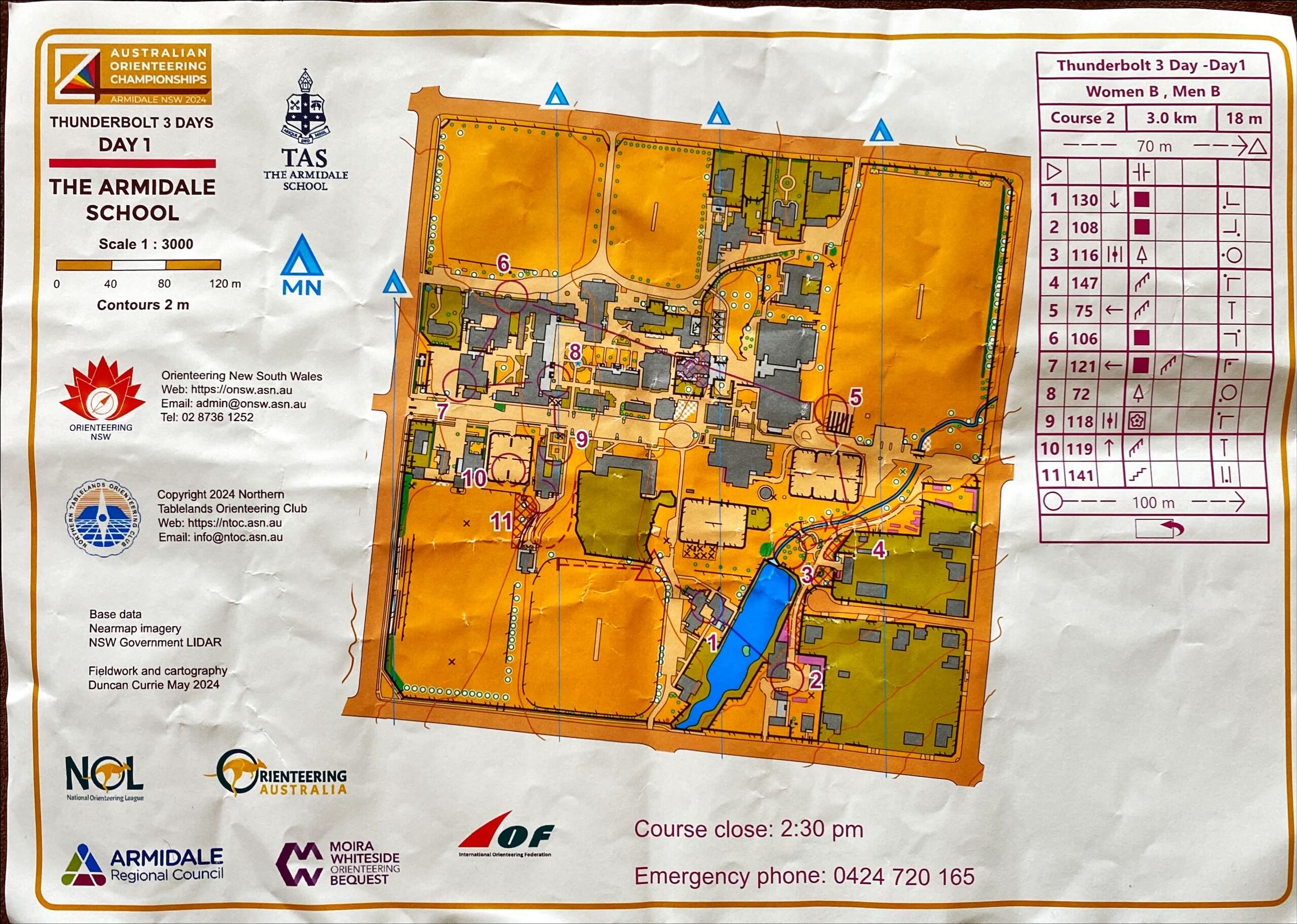 Thunderbolts Sprint map 1 of 2 (01/10/2024)