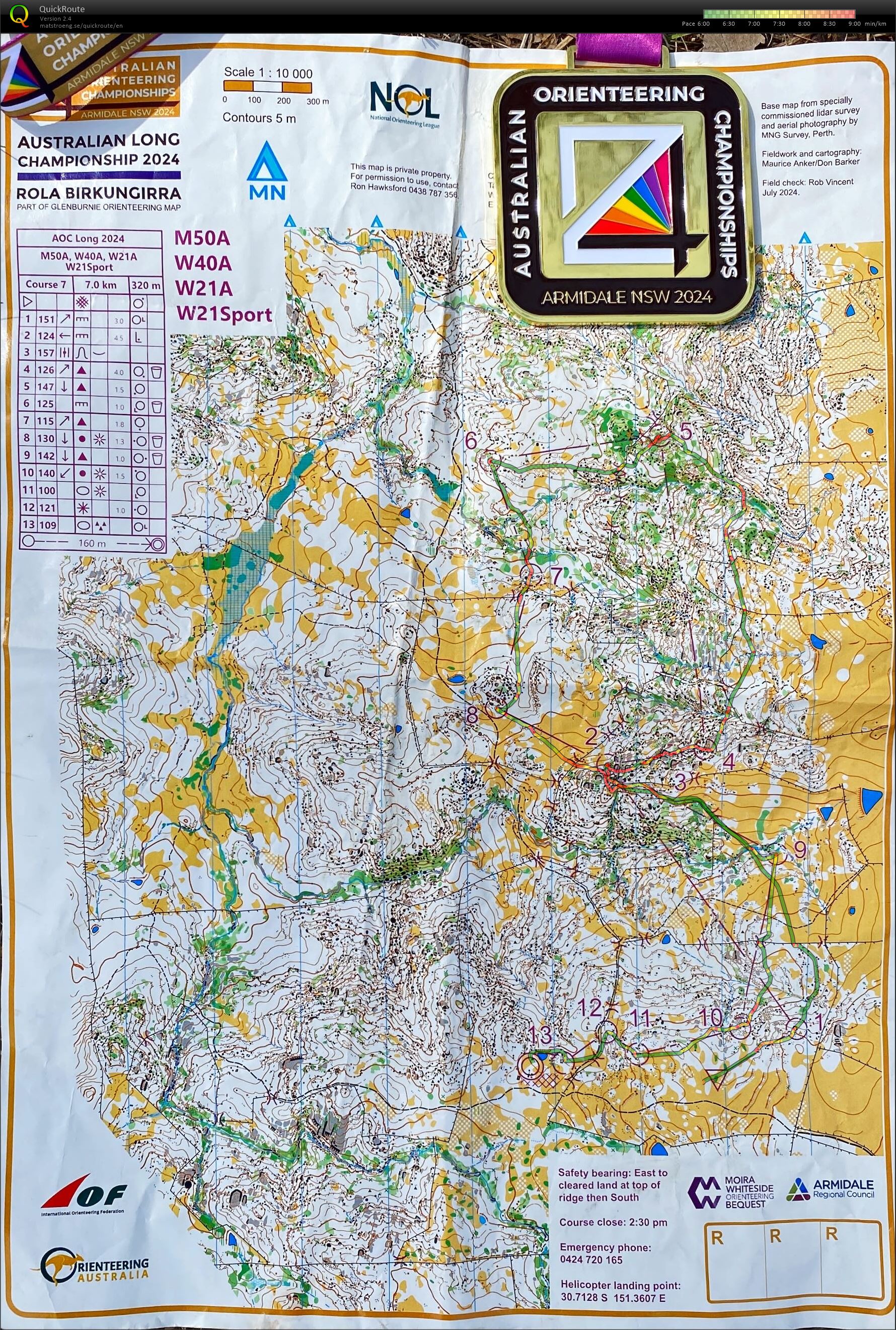 2024 Australian Championships Long Distance (05/10/2024)