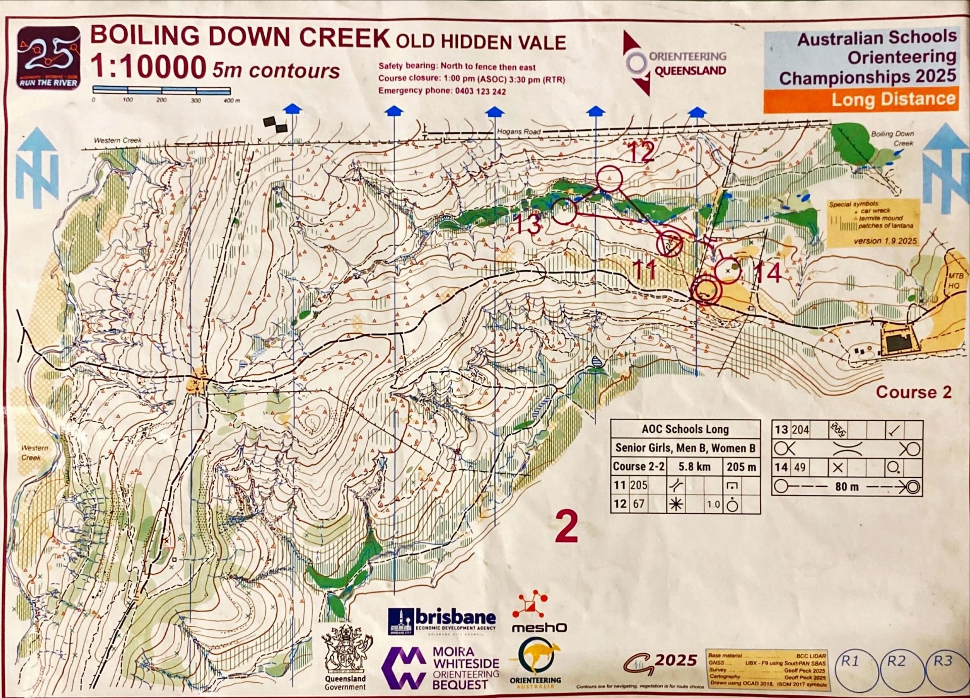 2025 Run The River Stage 2 map 2 of 2 (01-10-2025)