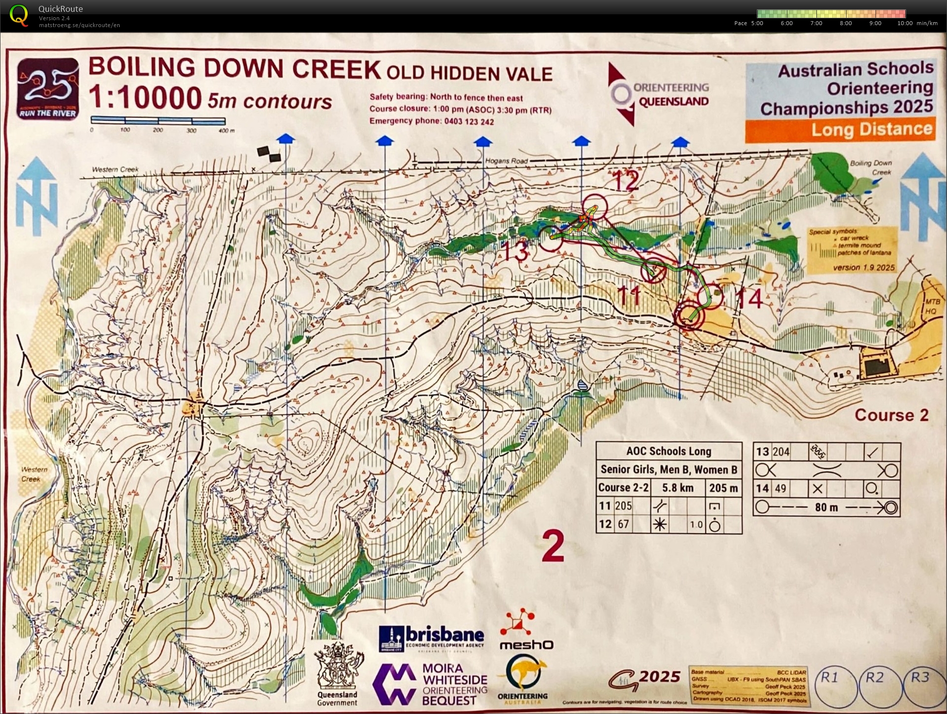 2025 Run The River Stage 2 map 2 of 2 (01-10-2025)