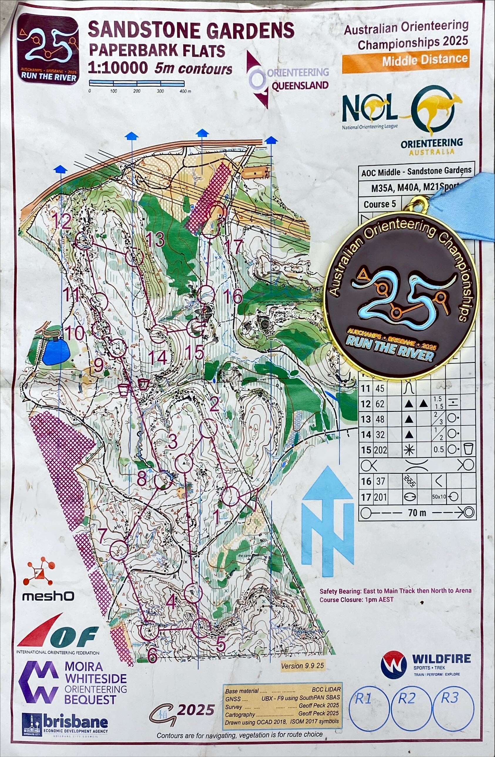2025 Australian Championships Middle Distance (05-10-2025)