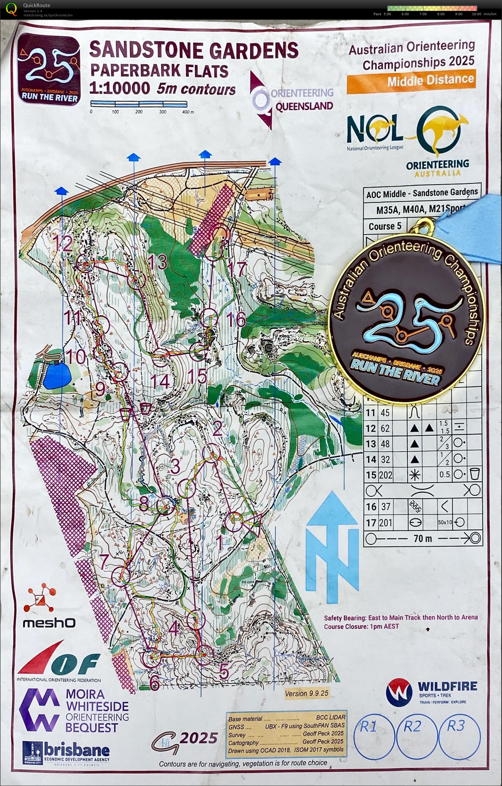 2025 Australian Championships Middle Distance (05-10-2025)