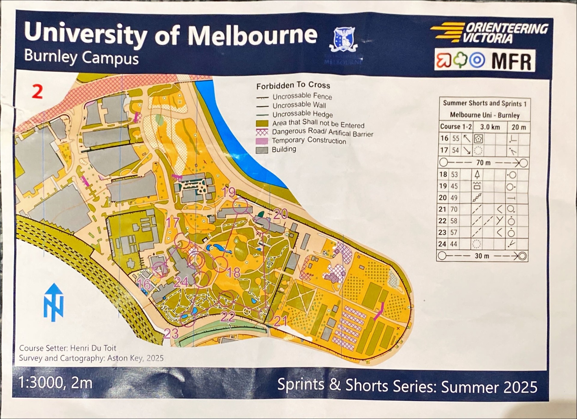  2025 Summer Sprints Race 1 map 2 of 2 (19-10-2025)