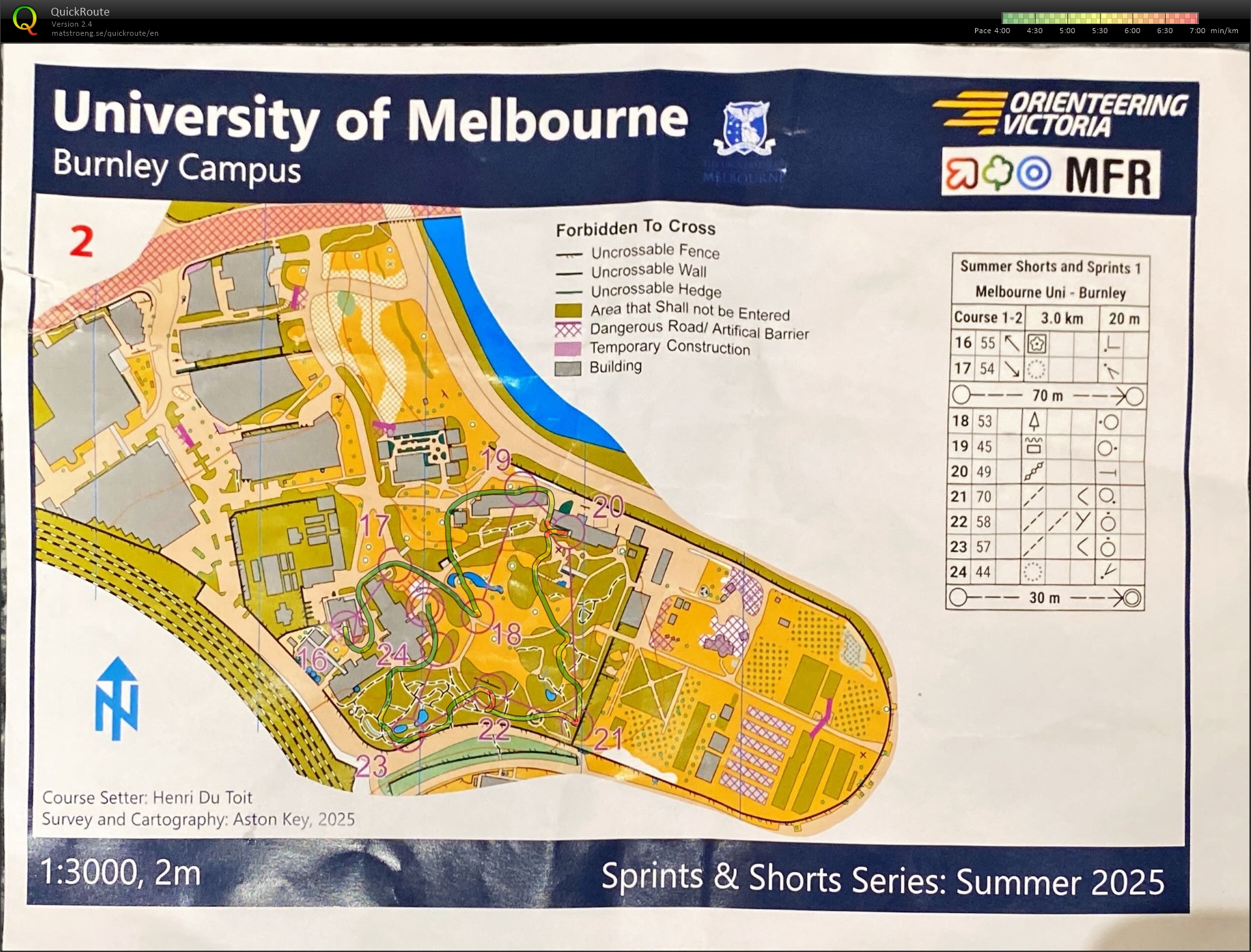  2025 Summer Sprints Race 1 map 2 of 2 (19-10-2025)