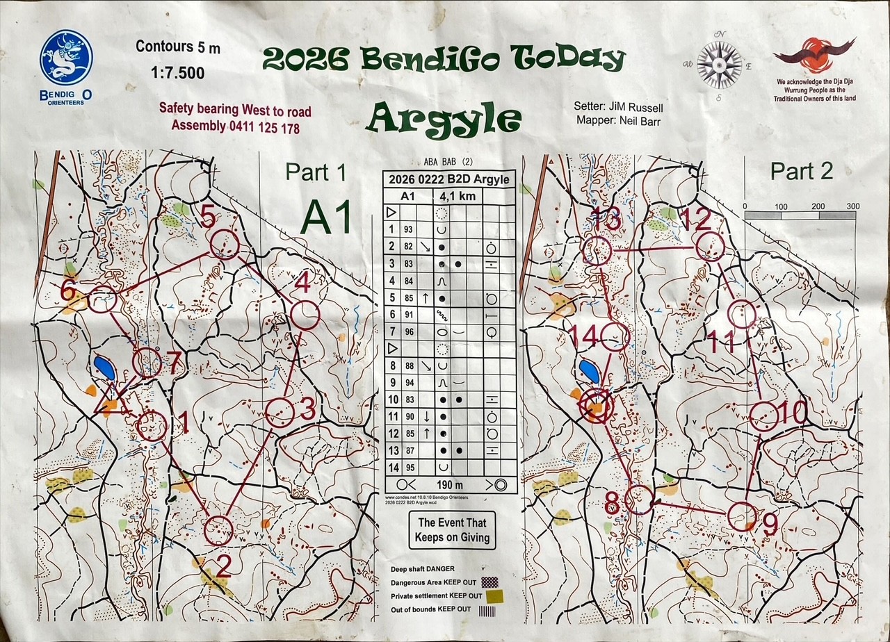 2026 Bendigo ToDay Hagaby map 1 of 3 (22/02/2026)