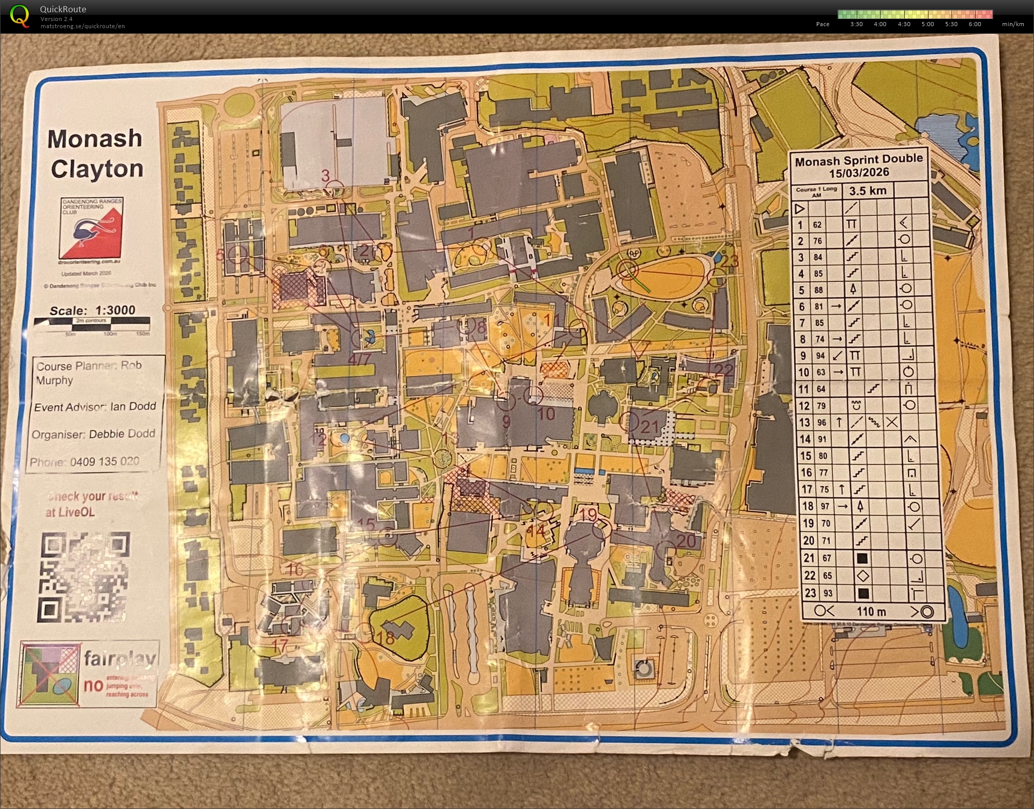 2026 Monash March Madness Sprint Double - Morning (15/03/2026)