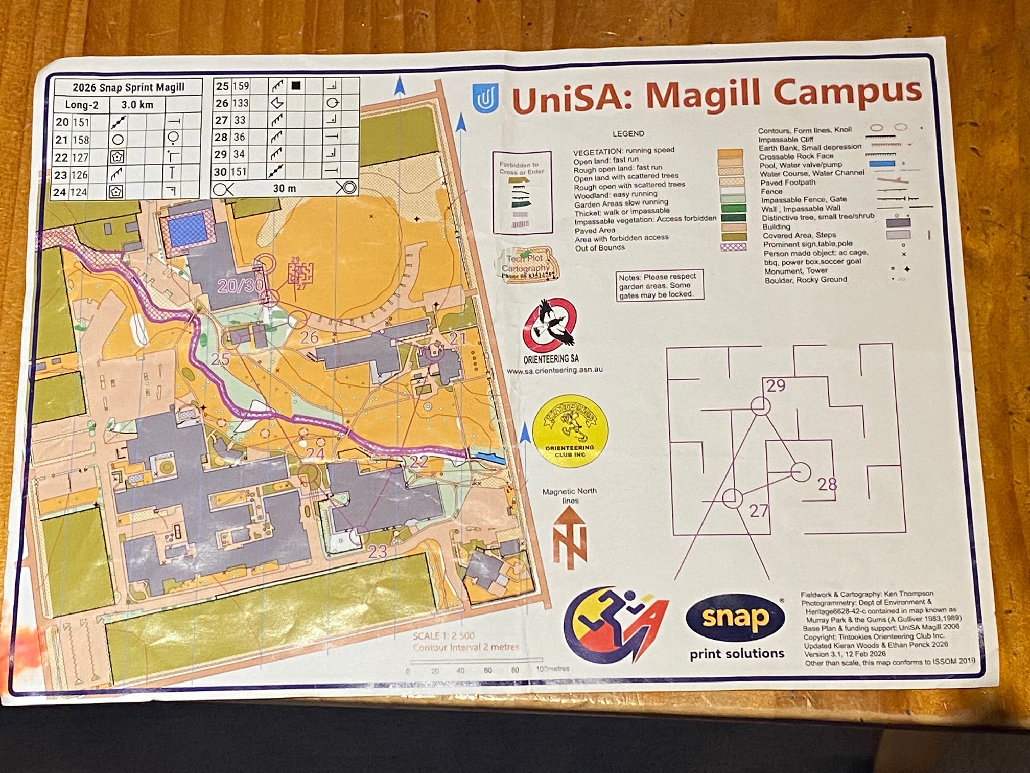 Snap Sprint #4 Magill Uni map 2 (27/02/2026)