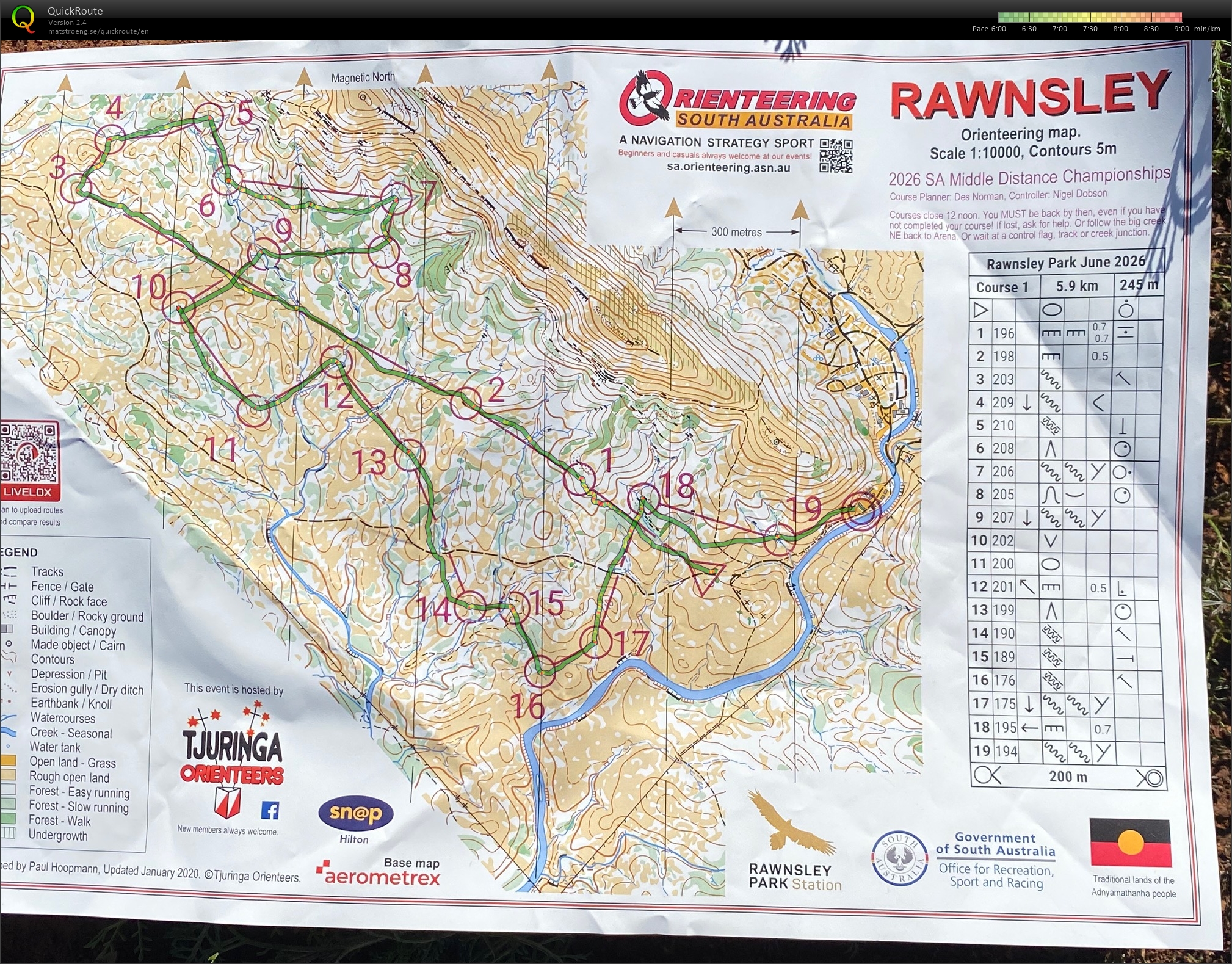 2026 South Australian Championships Middle Distance (08/06/2026)