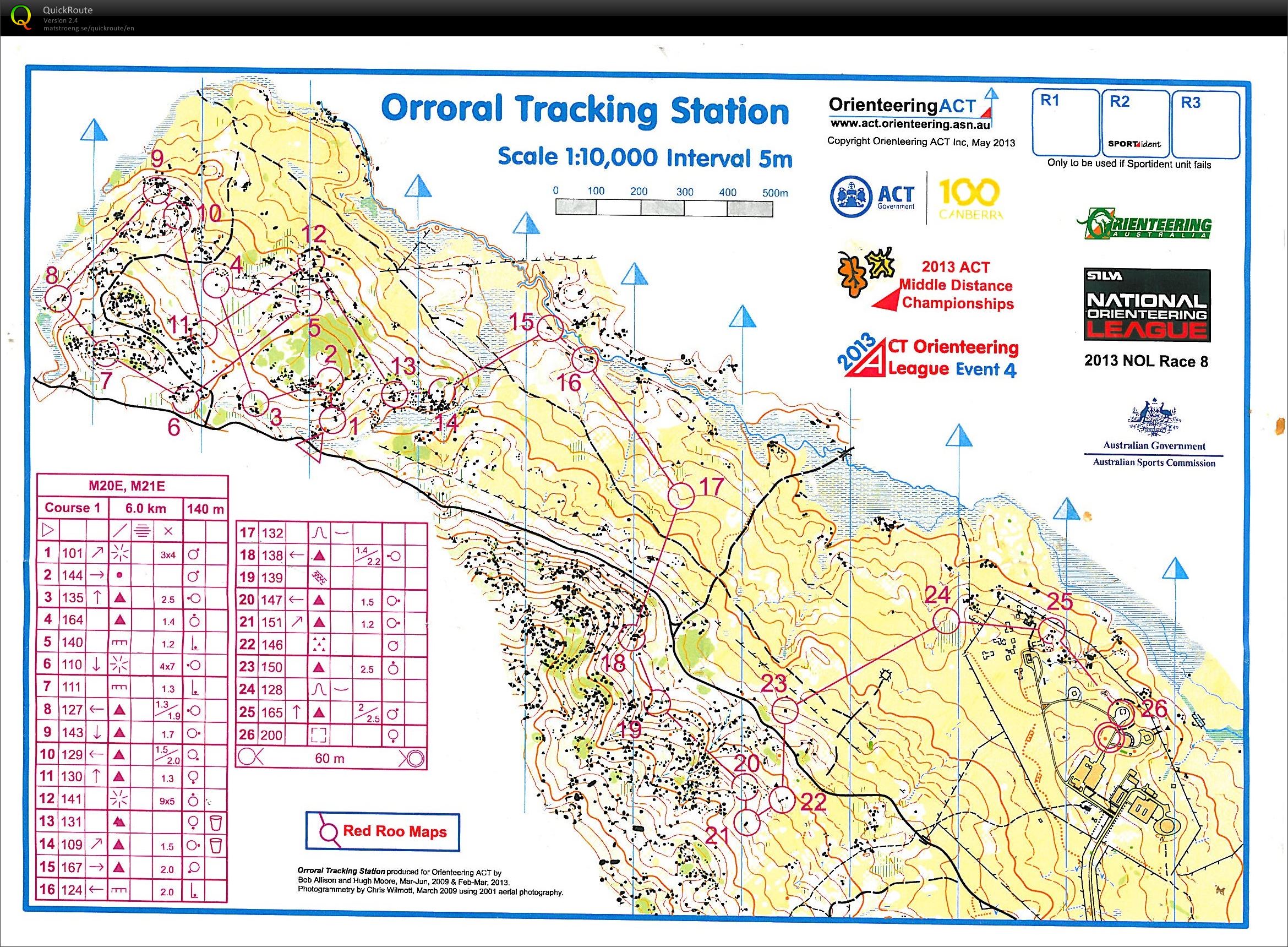 WOC Trial / ACT Middle Champs (04/05/2013)