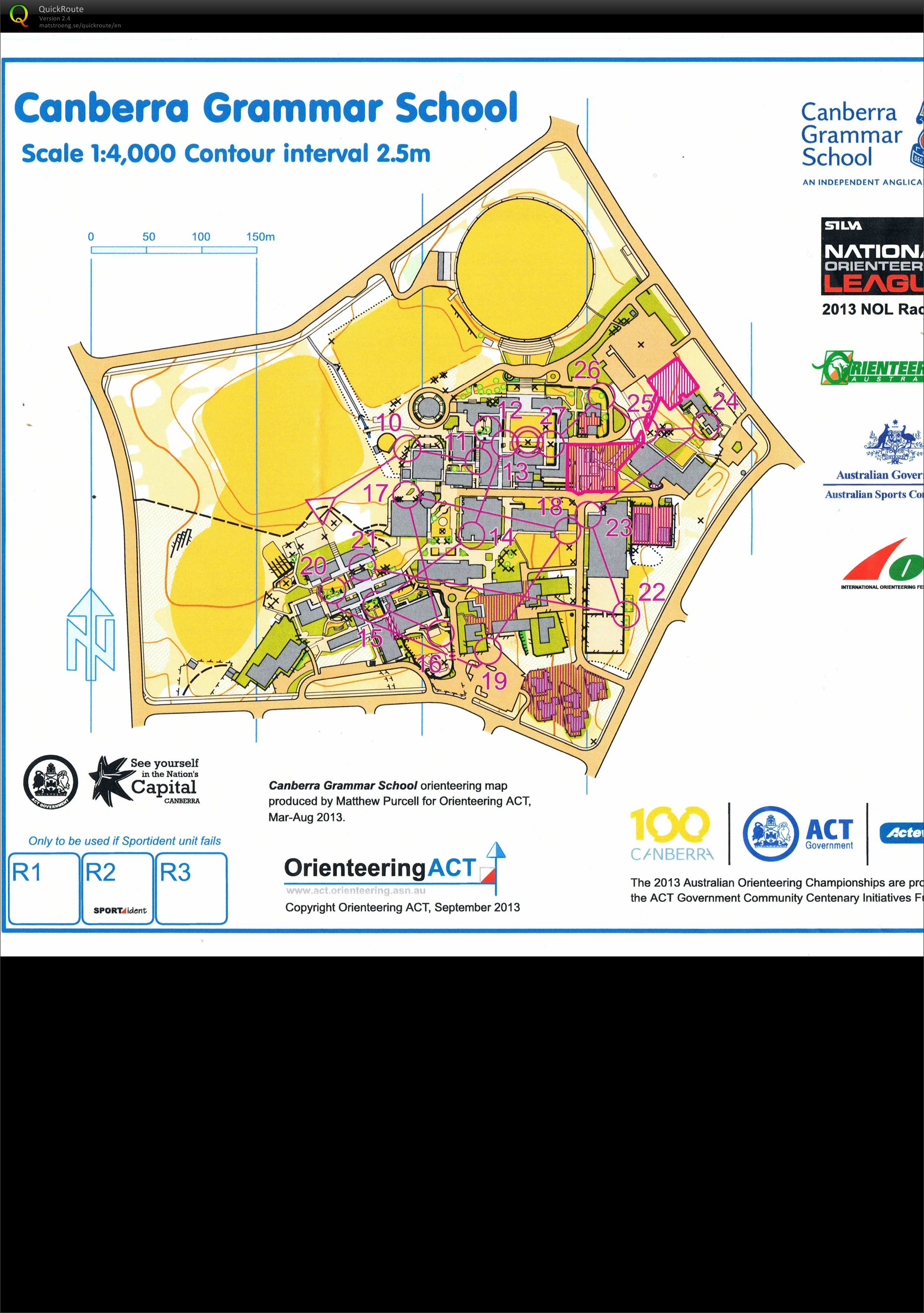 Australian Sprint Distance Championships- Map 2 (28/09/2013)