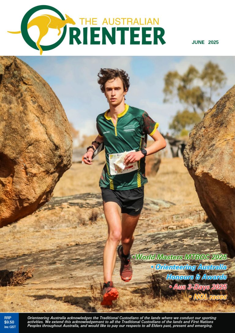 The Australian Orienteer June 25 cover