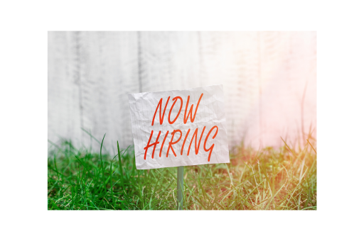 Now hiring sign