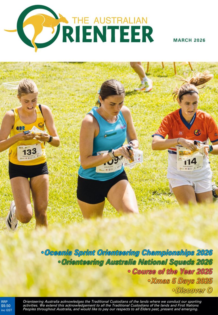 Australian Orienteer March 2026 Cover