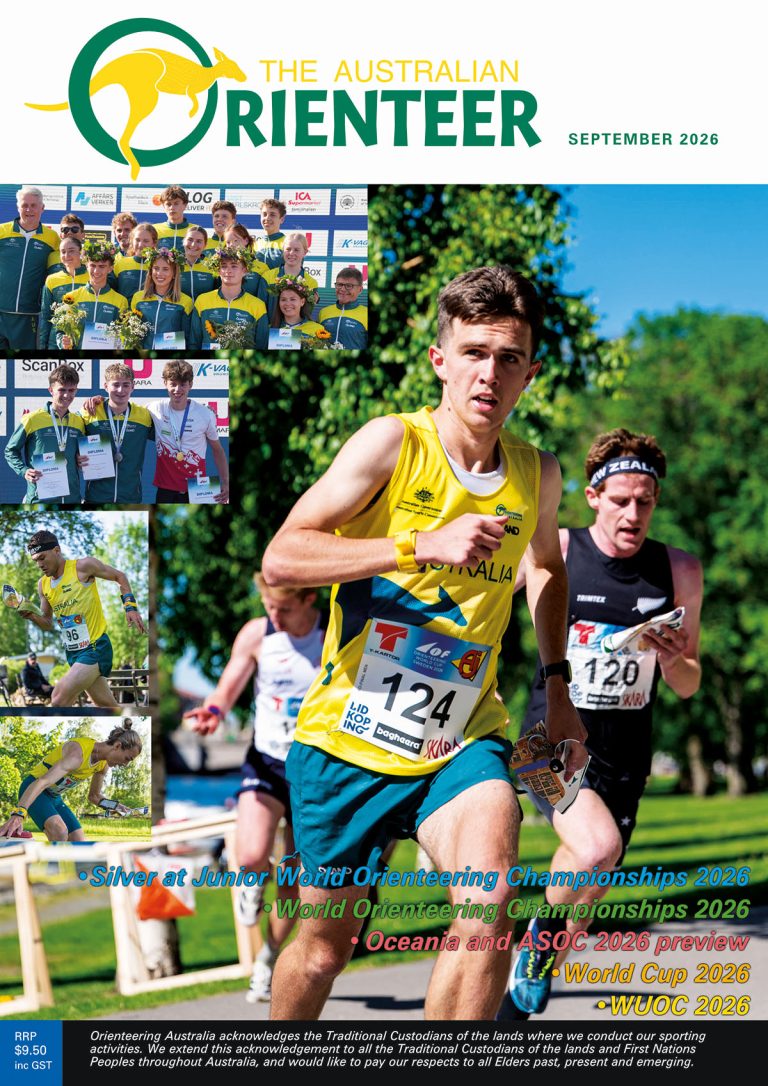 Front Cover September 2026 The Australian Orienteer