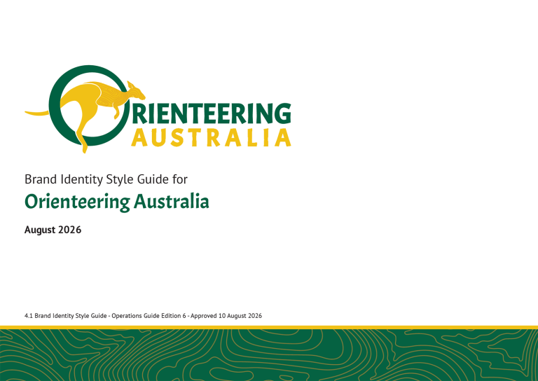 Front page of the OA Branding and Style Guide