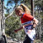 Athlete Commission member Emily in action at the opening round of the 2024 National League. Photo: Mike Dowling