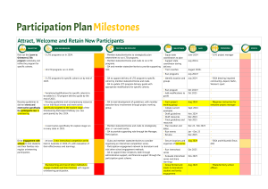 Image of the first page of the Orienteering Participation Plan